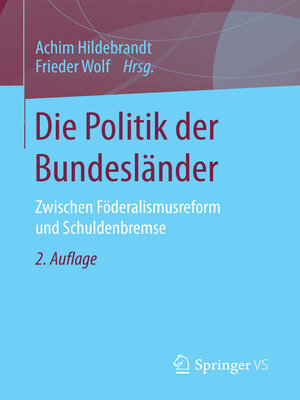 cover image of Die Politik der Bundesländer